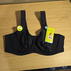 Vanity Fair Black Sport Bra